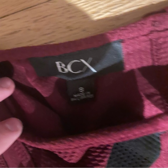 Dress maroon with black detail and belt NWT - Picture 4 of 4